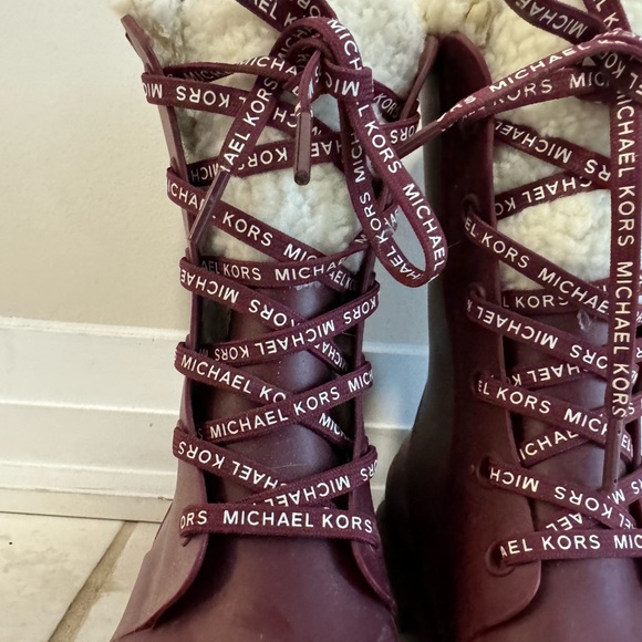 Michael Kors Montaigne Faux Fur Rain Boot - Picture 7 of 16